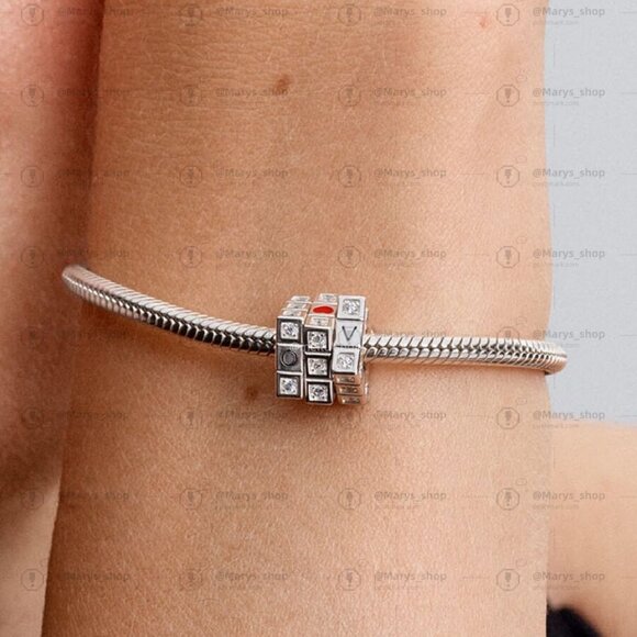 Pandora Moveable Toy Cube Charm|Pendant - Picture 2 of 2